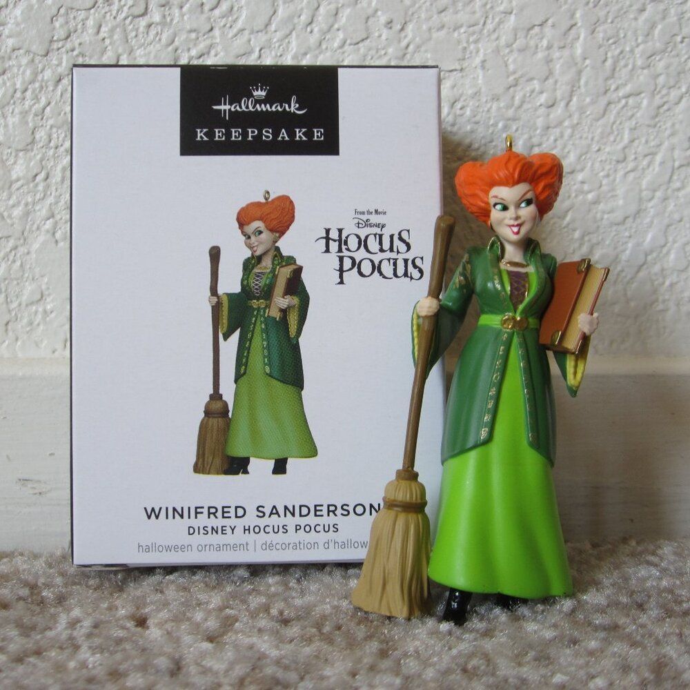 Hocus Pocus Winifred Sanderson Disney Hallmark 2023 Halloween ornament